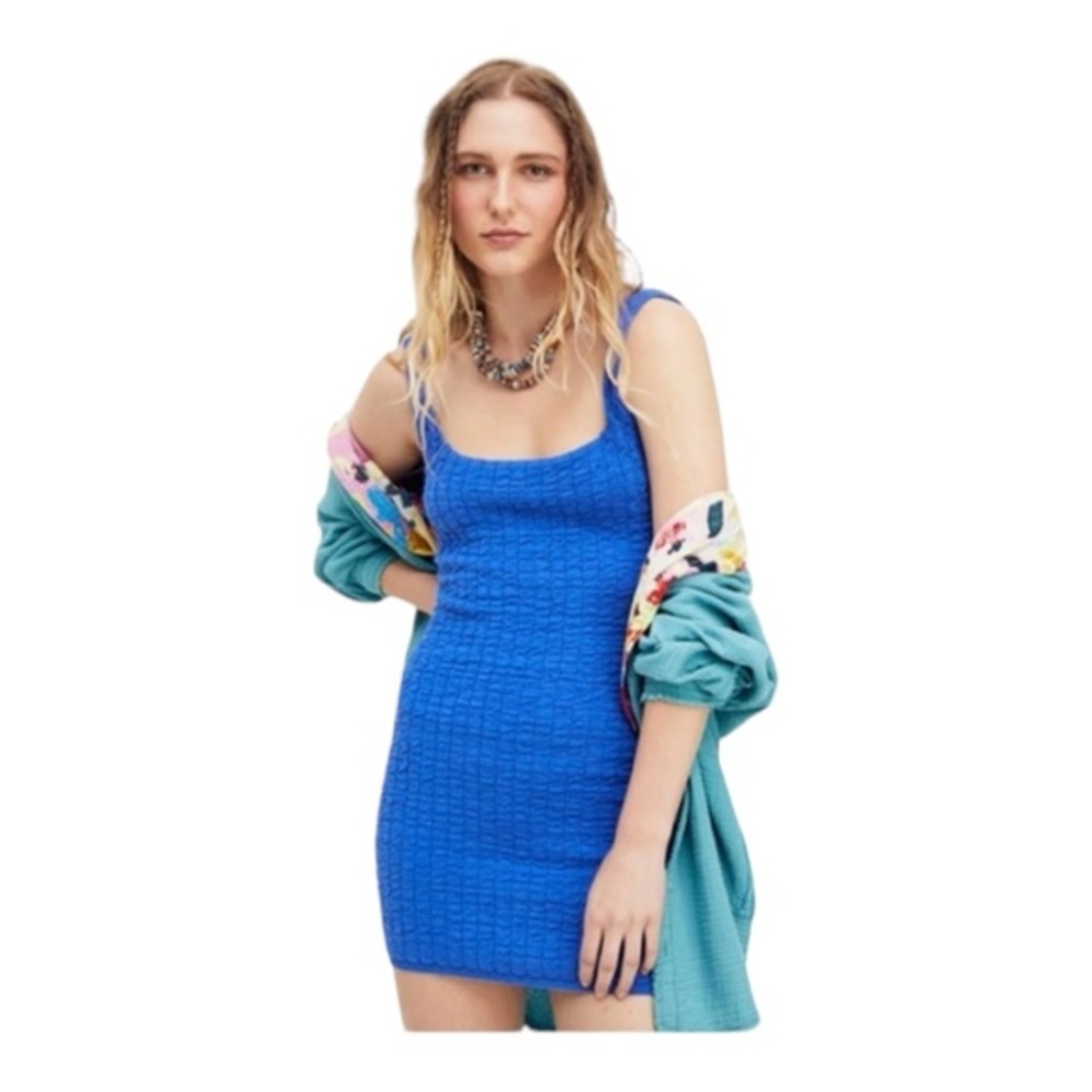 Free People Beach Short and Sweet Knit Sweater‎ Mini Dress
